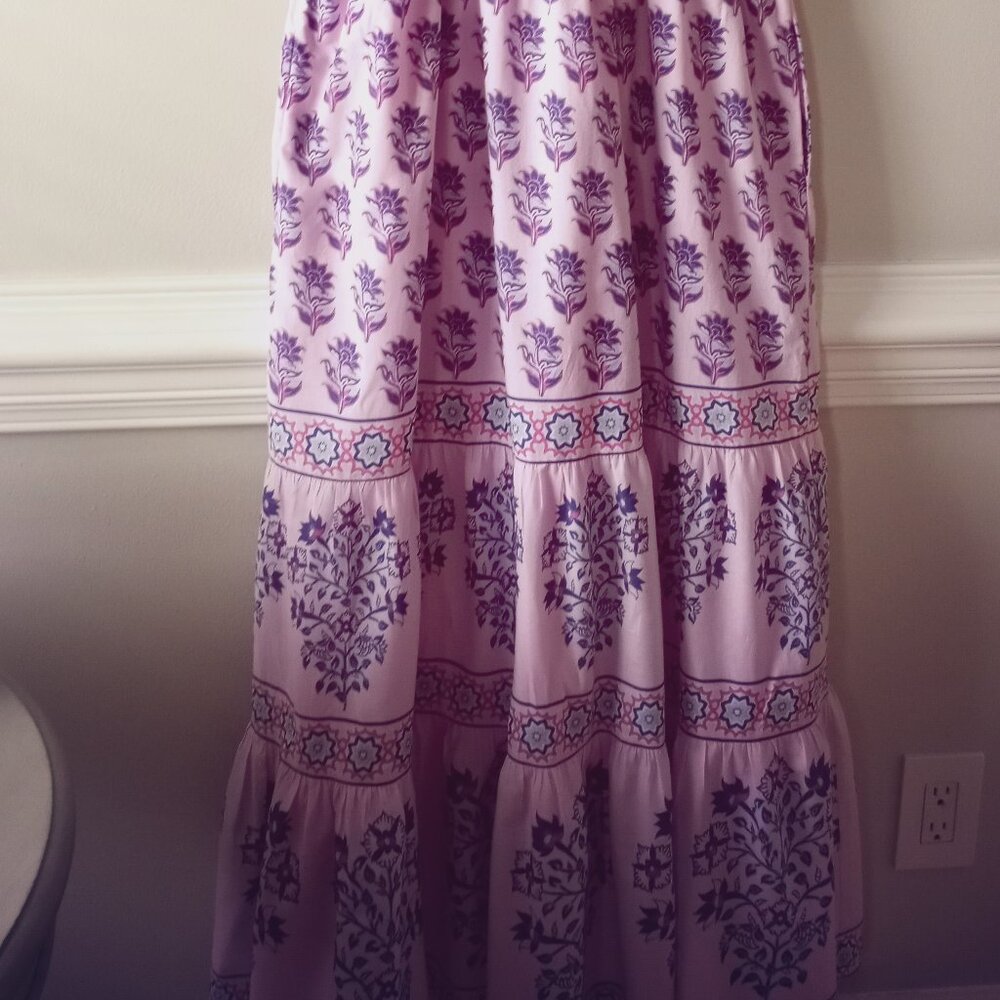'Celina Moon' XL Maxi Dress Pinks/Purple/Blue NWOT - Picture 2 of 15